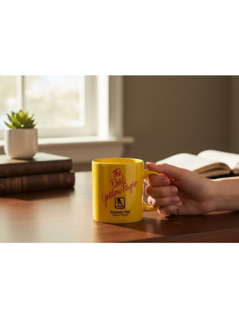 The Real Yellow Pages Southern Bell Yellow Mug By Kiln Craft England Vintage
